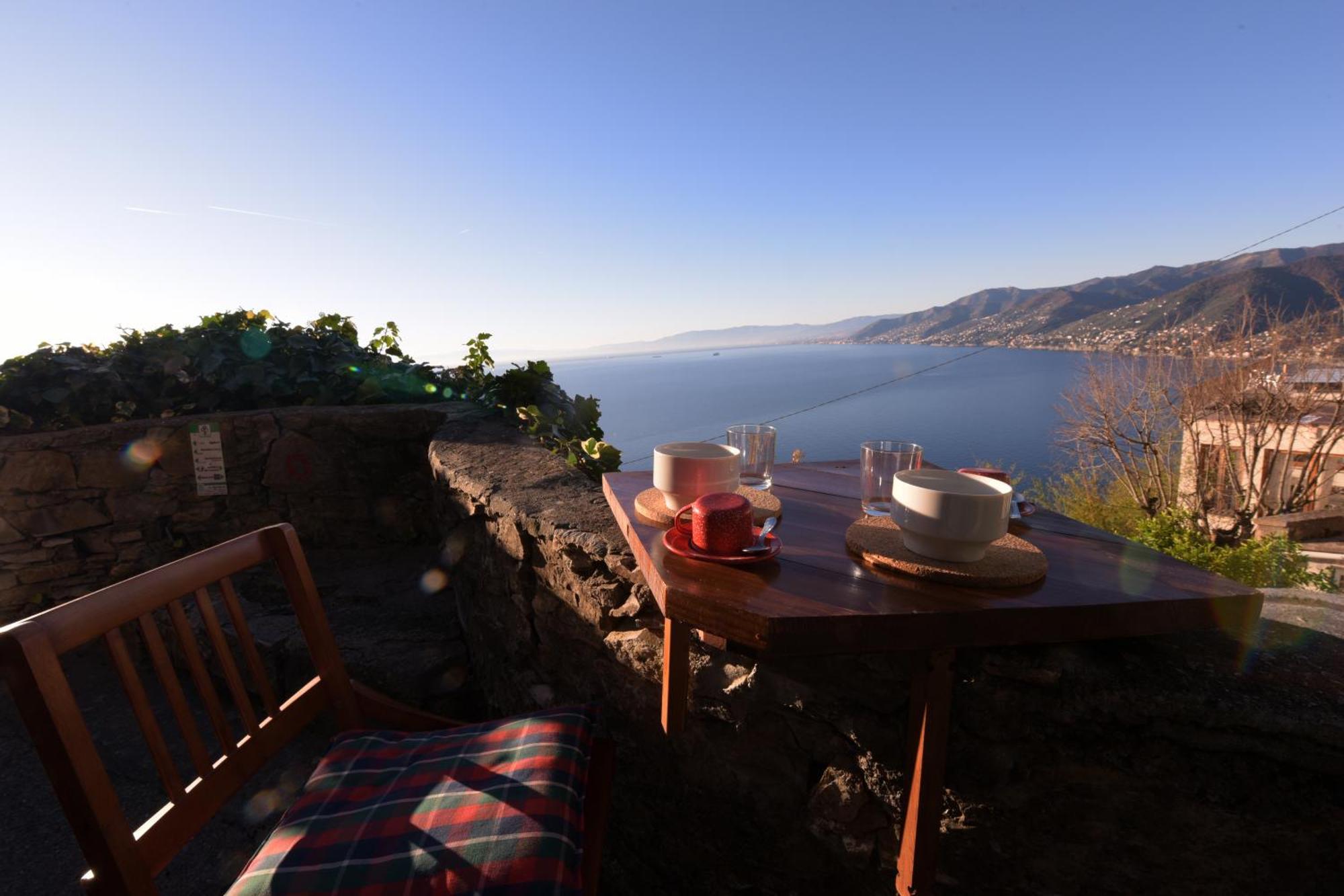 Apartament Hikers' Nest With Sea View San Rocco  Zewnętrze zdjęcie